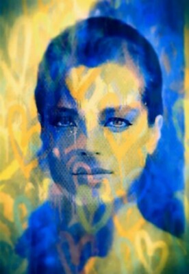7 Jahre Ebay Hommage Romy Schneider 70x100 cm Leinwandbilder/PopArt/Kult/Film