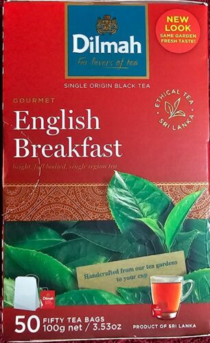 Dilmah English Breakfast Single Origin reiner Ceylon Tee 50 Teebeutel - Bild 1 von 8