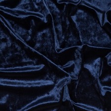 NAVY Stretch Velvet fabric 60 wide