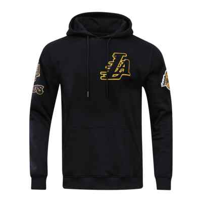 Pro Standard NBA Los Angeles Lakers Logo Blended Pullover Mens Hoodie  Size 3XL UK