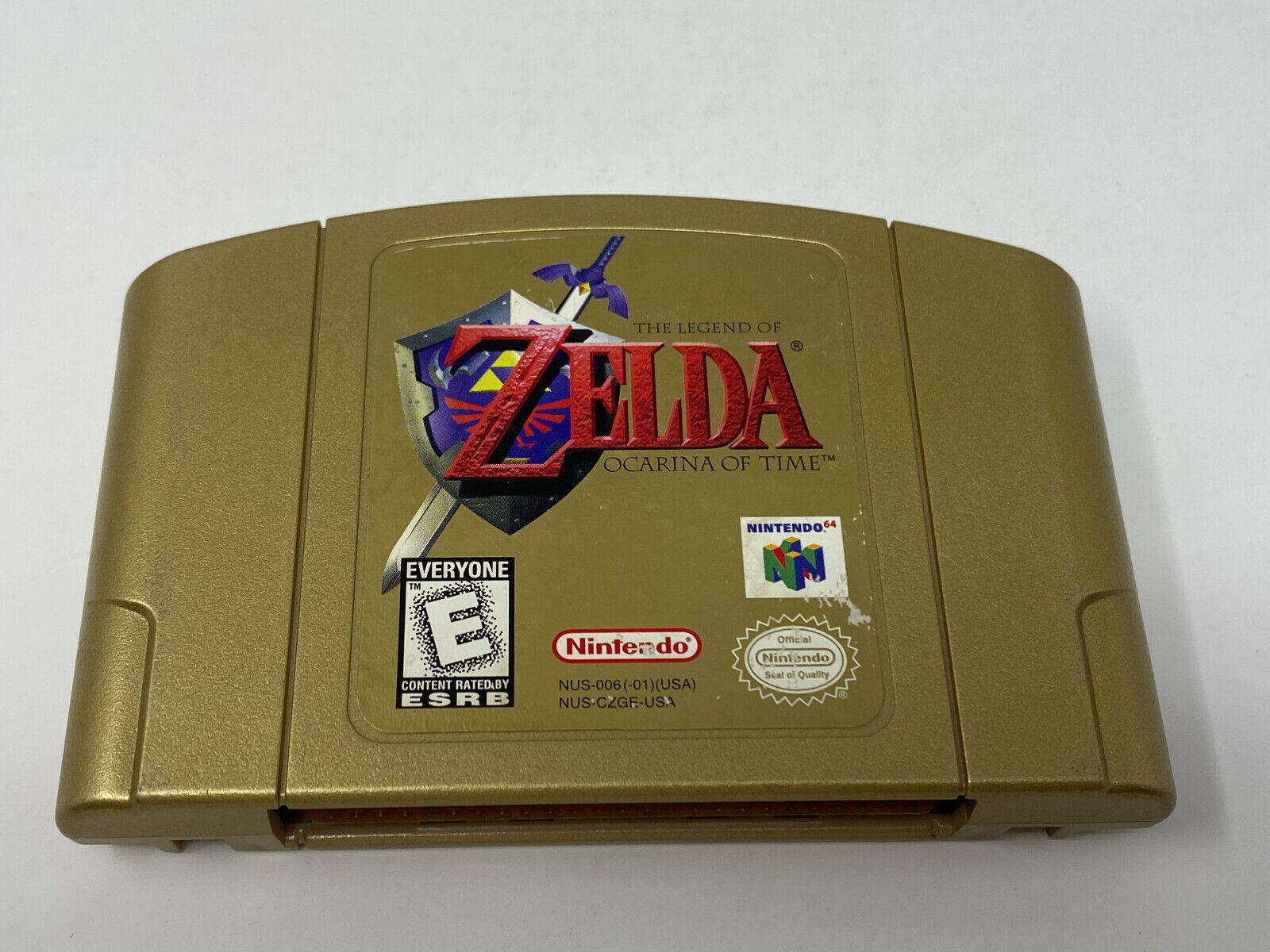 The Legend of Zelda Ocarina of Time Nintendo 64 (Gold Collectors Cartr –  The Game Island