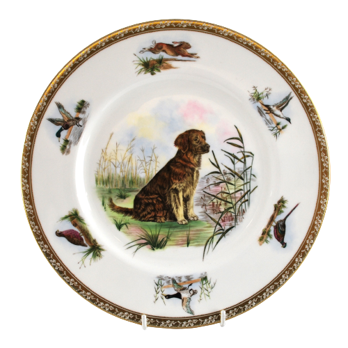 Wedgwood Golden Retreiver Sporting Dog Plate Marguerite Kirmse Limited Edition - Picture 1 of 7