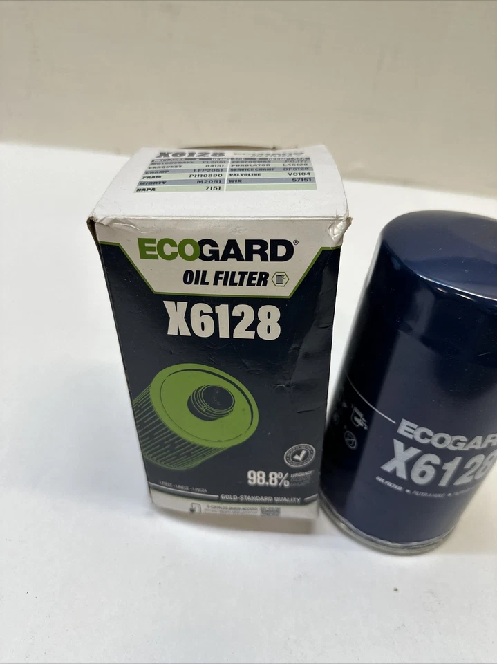 Масляный фильтр премиум-класса Ecogard X6128 подходит для Ford F-250 2011-2017 годов выпуска - Изображение 4 из 4