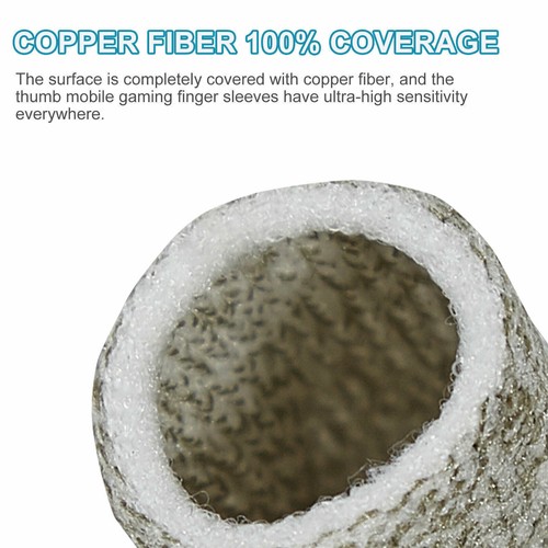 10/20Pcs Screen Gaming Finger Sleeve Game Controller Mobile Sweatproof Gloves - Picture 3 of 14