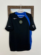 Vintage 2000's Nike Inter Milan Football Train Shirt Soccer Maglia Jersey Sz M