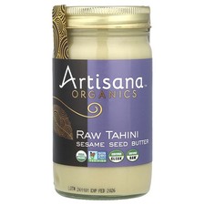 Artisana Tahini Sesame Seed Butter 14 oz 397 g Gluten-Free, Kosher, Non-GMO,