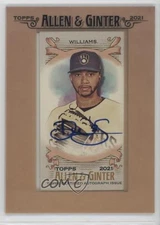 2021 Topps Allen & Ginter's Framed Mini Auto Devin Williams #FMA-DWI Auto