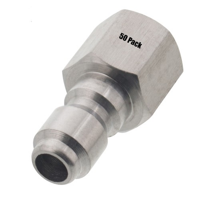 #ad #ad 50 1 4quot; FPT Female Stainless Steel Plug Quick Connect Coupler Pressure Washer $101.99