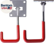 Garage Hooks, 2 Pack Adjustable Hooks for Wall Storage, Stainless Steel Heavy-Du