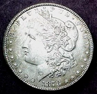 1878  MORGAN SILVER DOLLAR ..7/TF, REV. '78.......MIN. BID .01 & NO RESERVE!