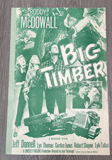 Original 1949 Big Timber Movie Pressbook Roddy McDowall Monogram Campaign Book