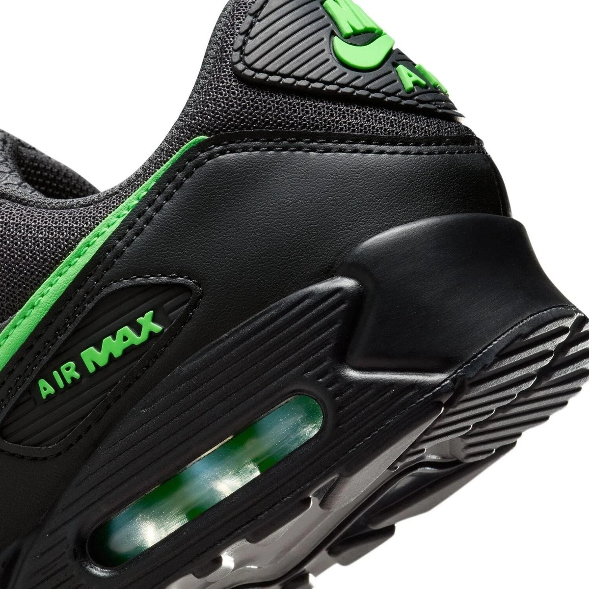NEW Nike Air Max 90 Anthracite Black Green Strike DM0029-015 Men Size 9 NEW Nike Air Max 90 Anthracite Black Green Strike NBY DM0029  main image 3