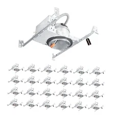 4 Inch Recessed Lighting Housing, 2024 Version IC Rated & Air Tight Can 24 Pack