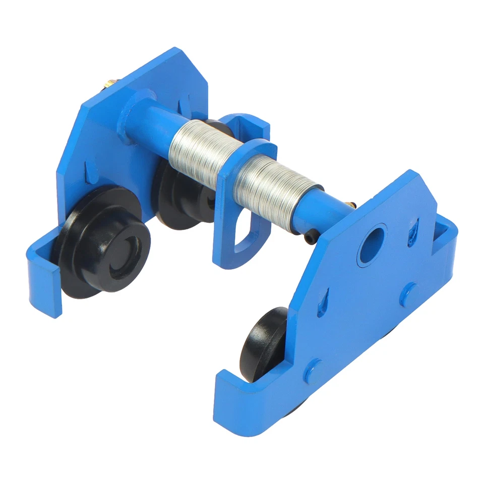 4400 lbs/2 Ton I-Beam Hand Trolley Alloy Steel 65-180mm Adjustable Dual Wheels - Image 3 of 4