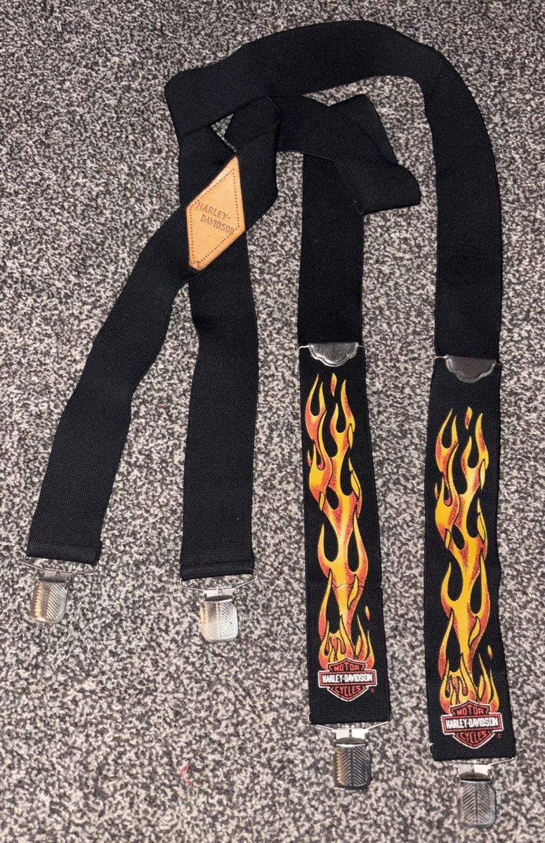 HARLEY DAVIDSON ハーレーダビッドソン サスペンダー 　美品 Harley-Davidson Black Elastic Suspenders for Men for sale | eBay