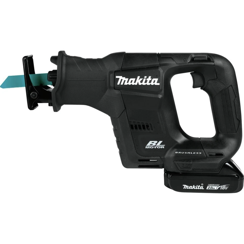 Makita XRJ07R1B 18V LXT BL Li‑Ion Cordless Reciprocating Saw Kit (2 Ah) New - Image 2 of 4