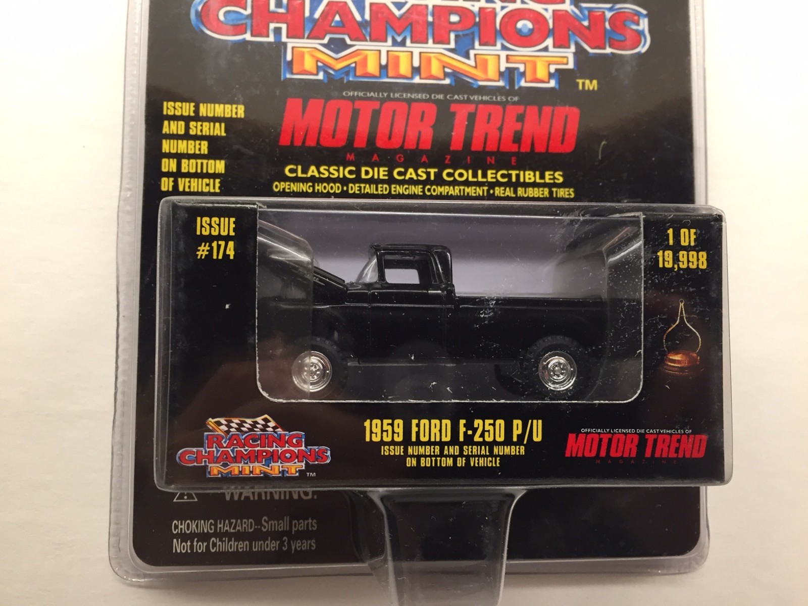 Racing Champions Mint 1959 Ford F-250 Pickup Truck Motor Trend Diecast #174