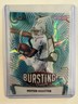 PEYTON HOUSTON 2025 Leaf Vivid Football Bursting With Talent Teal Lava # 1/1 LSU