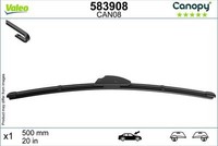 Valeo 583908 Wischblatt FüR Skoda Ssangyong Passend FüR Subaru Suzuki Tata