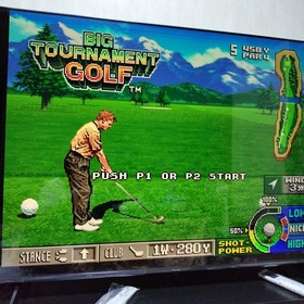 NEOGEO  CD CDZ  Big Tournament Golf - neo turf masters SNK NEO GEO SPINE CARD