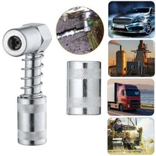 3Jaw Grease Nozzle Adapter Grease Gun Accessory 90 degree Grease Coupler Adapter