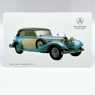 1936 Mercedes-Benz Finance Japan NTT Telephone Card Vintage Rare