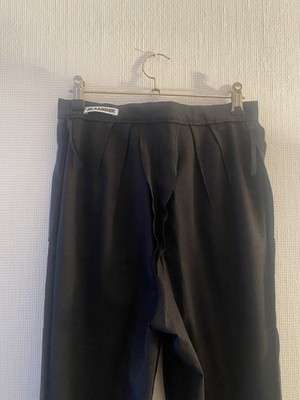 Jil Sander Damen SchlagHose schwarz Größe 34 mit  Vintag
