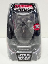 Star Wars Titanium Series Darth Vader Ultra Die Cast Figure, 2006 Galoob