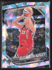 2025 Panini Prizm WNBA Elizabeth Kitley #41 Cracked Ice Las Vegas Aces