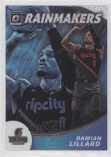 2019-20 Panini Donruss Optic Rainmakers Damian Lillard #11 0w8