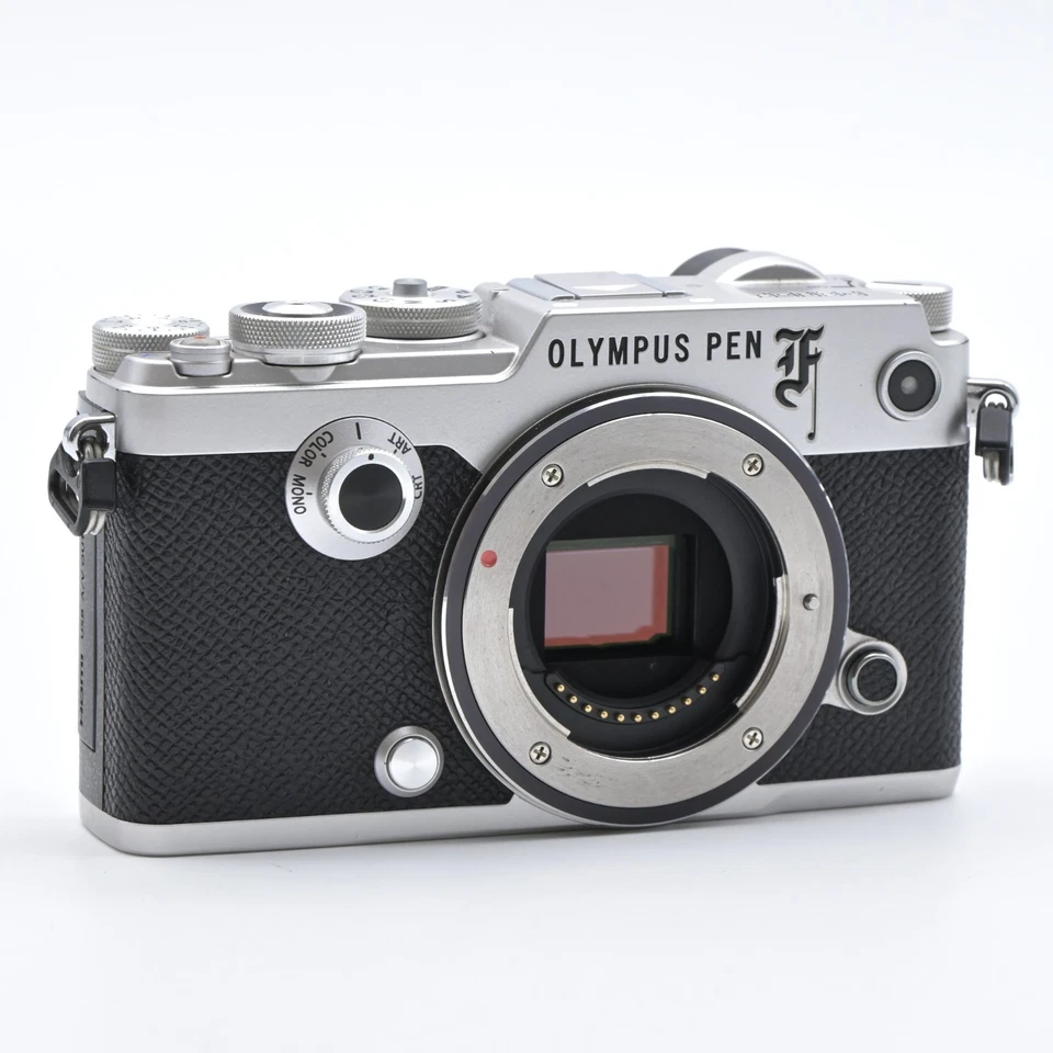 Olympus PEN-F Digital Camera Body Silver (Shutter Count 18294)[Near Mint] #11407 - Image 3 of 4
