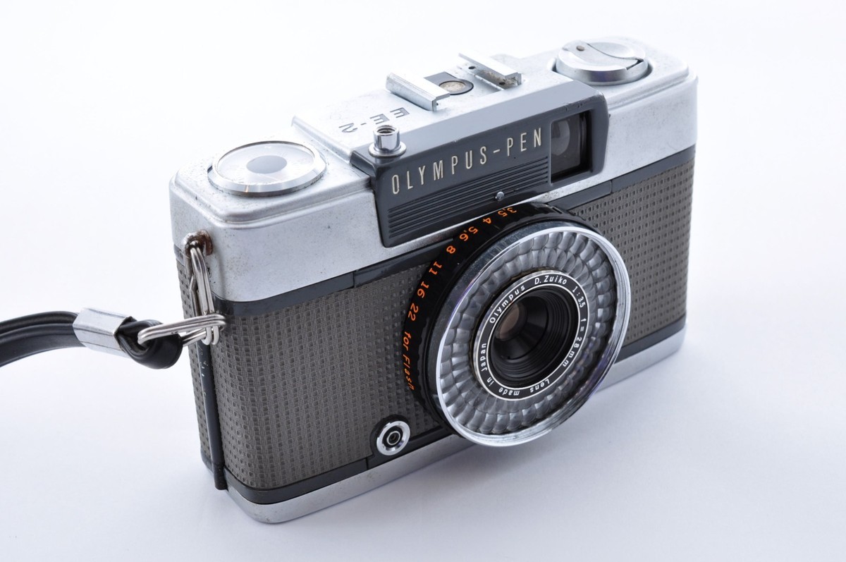 【完動品】OLYMPUS PEN EE-2 D.Zuiko 28mm F3.5 Olympus PEN EE-2 35mm Half Frame Film Camera D.Zuiko 28mm f