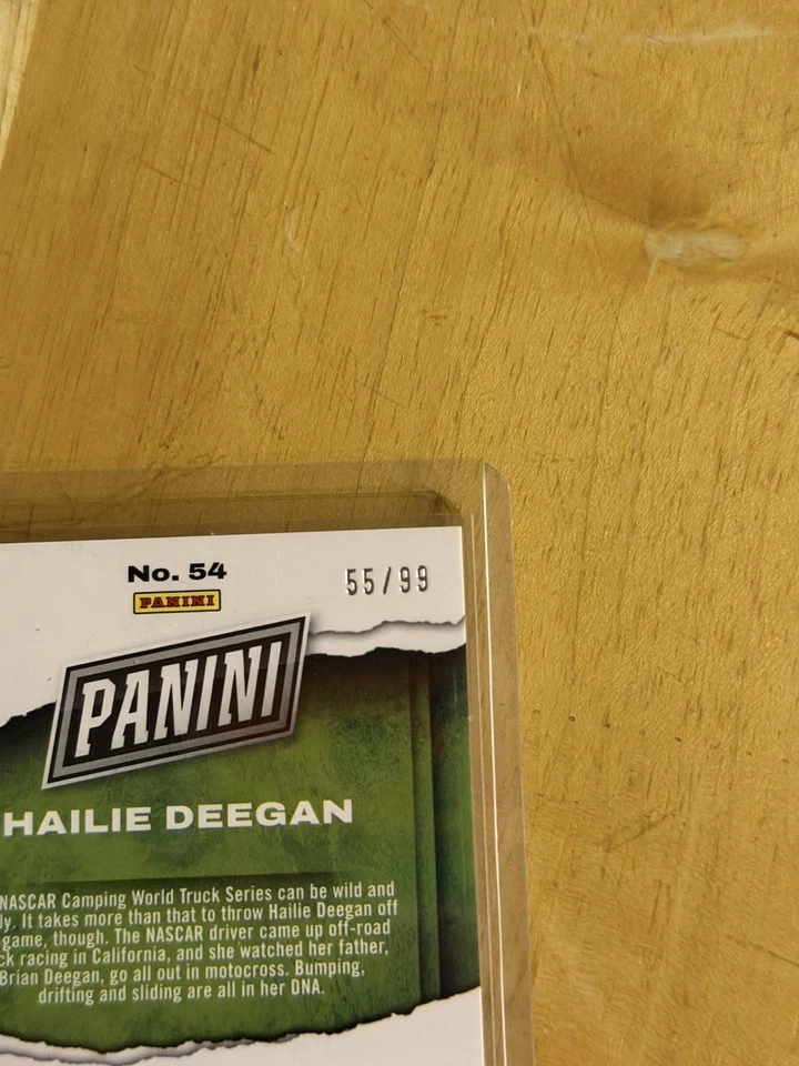 2022 Panini The National Silver Packs - #54 Hailie Deegan Red Foil /99 - Image 2 of 3