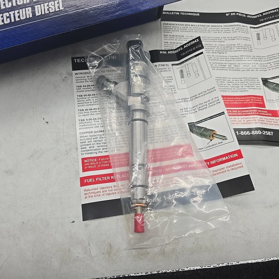 Inyector de combustible-diesel CARQUEST AD25013 Reman Foto 4 de 4