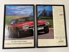 Framed Original 1992 Jaguar XJS 4.0 V12 Coupe Magazine Advert Poster Retro Rare