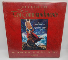 The Ten Commandments LaserDisc 35th Anniversary Collectors Edition NEW  Sealed