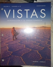 Vistas (7th Edition) by Blanco vol 2 w/ 5 mo....