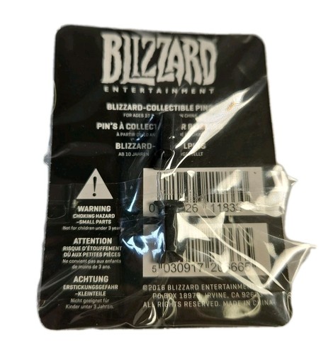 3 X Blizzard Collectible Pins -BlizzCon 2016 Hearthstone Logo Brand New Sealed - Picture 4 of 5