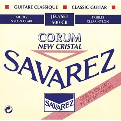Savarez NT 500CR Normal Tension Classical Guitar Cristal Trebles, Corum Basse...