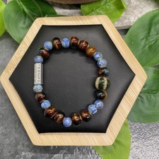 Handmade Ceramic Bead Beaded Stackable 6  Plus Stretch Bracelet New B26