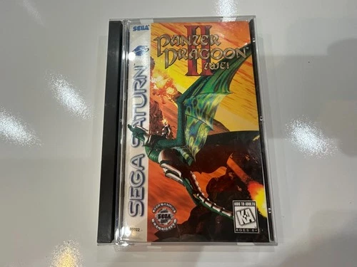 Panzer Dragoon II Zwei (Sega Saturn 1996) Complete in Box w Manual Tested EXC!