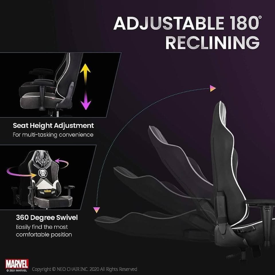 Marvel Black Panther Gaming Chair Neo Chair Limited Edition | eBay