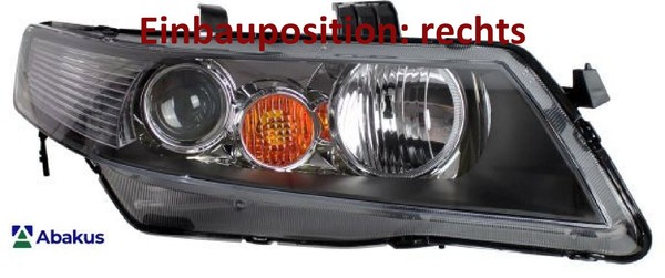 Abakus 217-1144R-LD-EM Hauptscheinwerfer Rechts Scheinwerfer FüR Honda-image