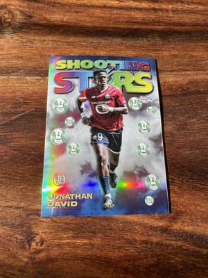 Topps Chrome UEFA Club Competitions 2023/24 Jonathan David Shooting Stars