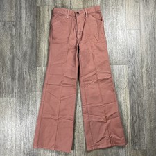 Vintage 70's Levi s Jeans 632 Flared 30x30 Pink Disco Western 27x30