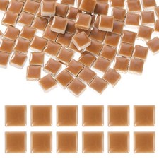 9mm Square Mosaic Tile 300g Ceramic Mosaic Tile Bulk Camel,Brown