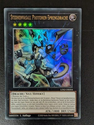 Sternenvasall Photonen-Sprengdrache LDS2-DE054 Ultra Rare Deutsch NM Yugioh