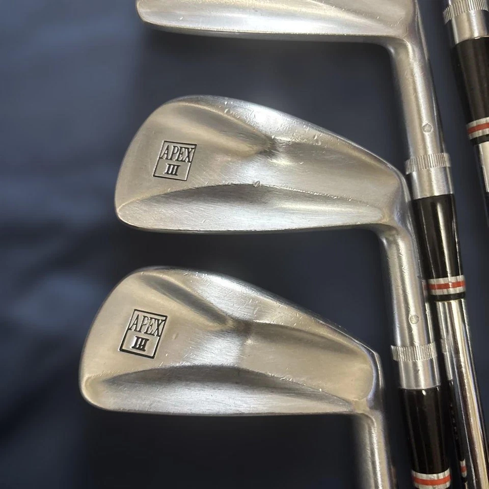 Ben Hogan Apex III Iron Set 6pcs Used Golf Clubs Classic Steel Flex - Image 3 of 4