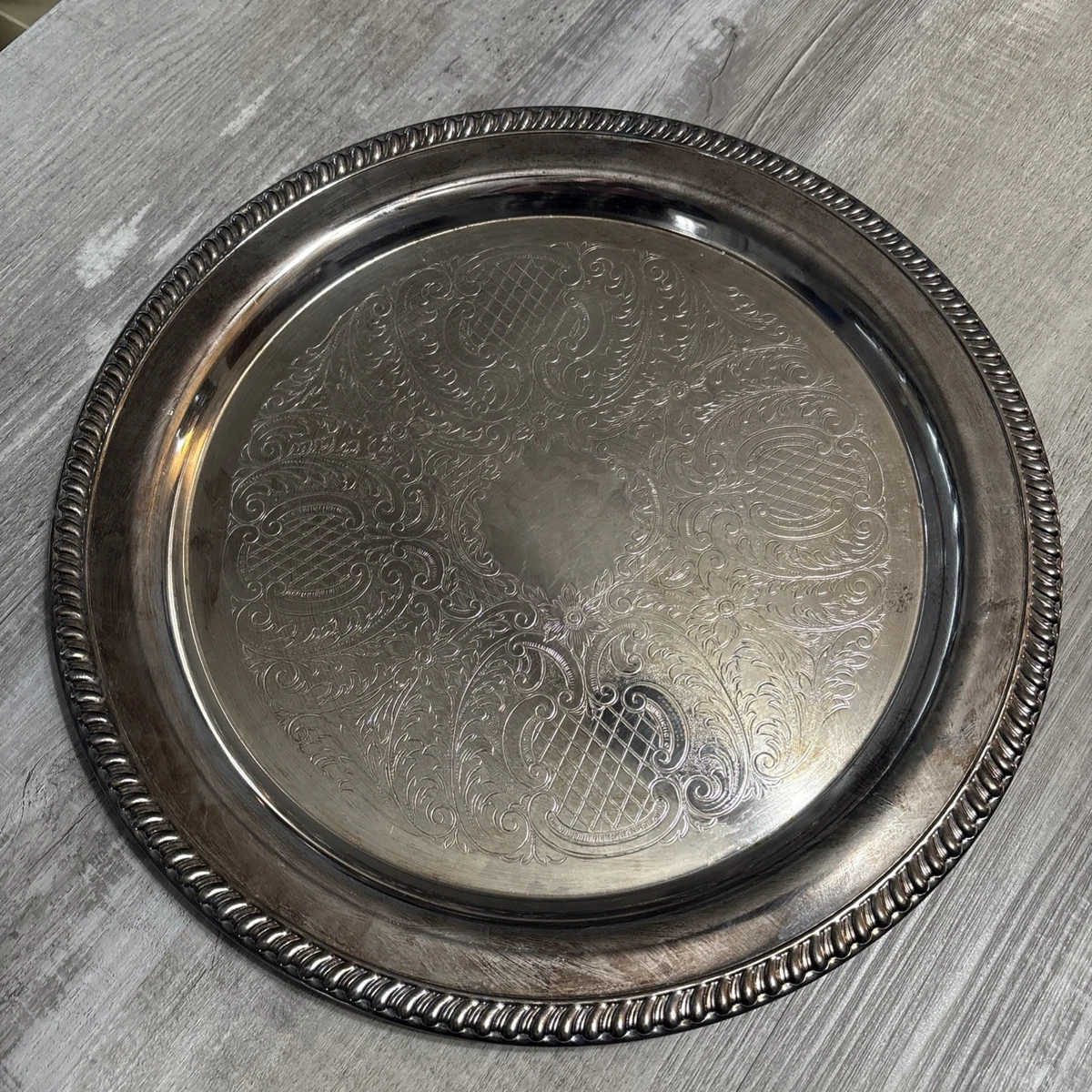 25+ Leonard Silver In Antique Us Silver-Plated Platters & Trays