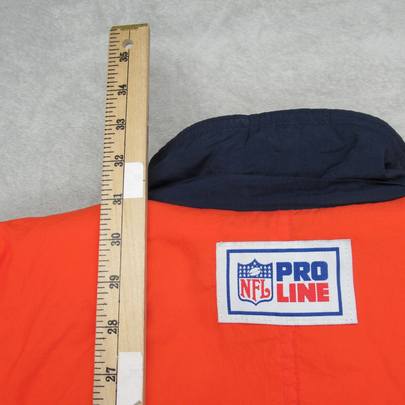 Denver Broncos Jacket Mens XXL Blue Orange Reebok NFL Pro Line Football VTG 90s thumbnail 11
